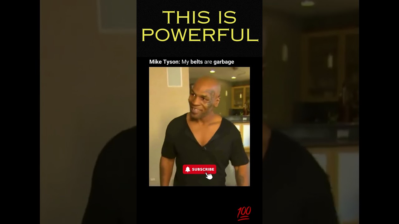 Do you agree with Tyson? leave a 100 in the comments!👇  