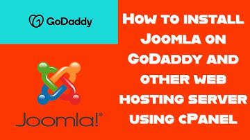 How to install Joomla in GoDaddy and other web hosting server using cPanel @RockingSupport