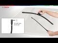 Small Pin arm installation for Bosch Clear Advantage wiper blades.