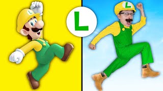 Super Mario Maker VS Luigi Parkour In Real Life