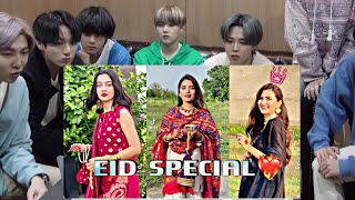 BTS reaction Eid Special Sistrology Hira Faisal Rabia Faisal and Fatiam Faisal  - Army BTS