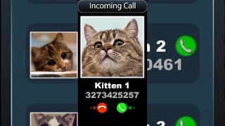 Incoming Call Fake Call Kitten Joke screenshot 4