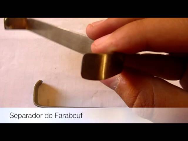 simpático cable Paloma Separador de Farabeuf - YouTube