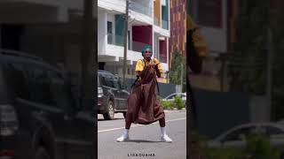 Gboza by DopeNation Dance Video, Lisa Quama in Oversized Uniform Resimi