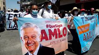 Marcha en apoyo AMLO - Revocación de mandato  27Mar2022 Chilpancingo Gro. #QueSigaAMLO