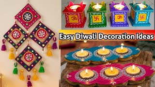 Low Budget Diwali Decor DIY | Easy Diwali Decoration Ideas | Best Out Of Waste | Festive Decor Idea