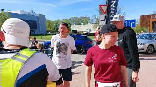 Viktora Suborina finiša spurts skrējienā Rīga - Valmiera 107km