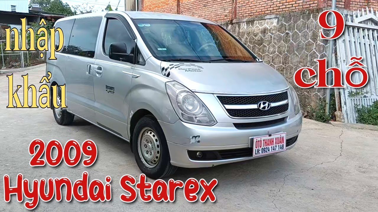 220 triệu Hyundai Starex 9 chỗ sx 2009 nhập khẩu không hết đời  | Ô-tô Thanh Xuân
