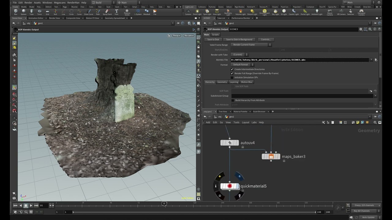 Houdini photos Scene1 hiplc   Houdini Indie Limited Commercial 18 5 596