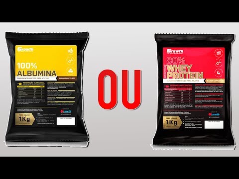 ALBUMINA OU WHEY PROTEIN?! Qual A MELHOR Proteína?!?!?!