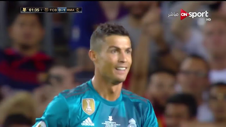 عندما اكتسح ريال مدريد برشلونه 3-1(كأس السوبر الاسباني)HD تعليق فهد العتيبي