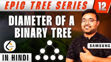 Diameter of Binary Tree | Leetcode | EPIC Tree |  Java DSA Placement | Shashwat Tiwari Hindi