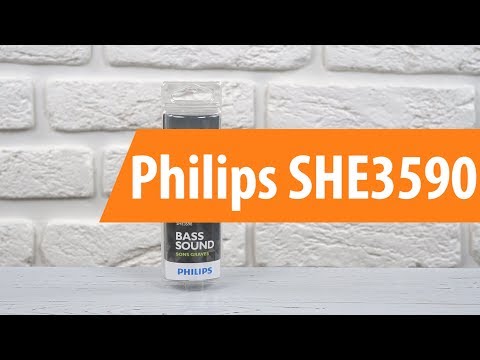 Распаковка Philips SHE3590 / Unboxing Philips SHE3590