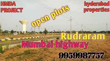 hmda open plots for sale Rudraram Mumbai highway| Kandi | isnapur patancheru| plots sale sadashivpet