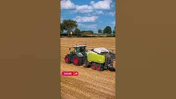 👉 Fendt 942 Vario Power 🔥 | Straw Baling with Modern Farming Technology 🚜🌾🌾_#farming_#agrarpics#agri