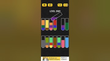 water sort puzzle level 3567
