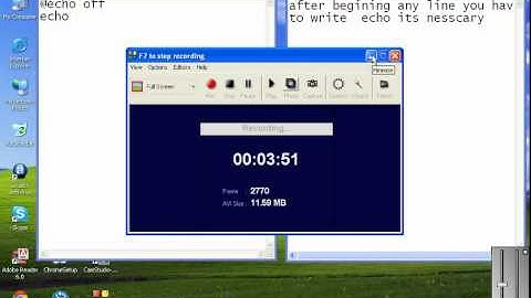 how to make a simple software in notepad