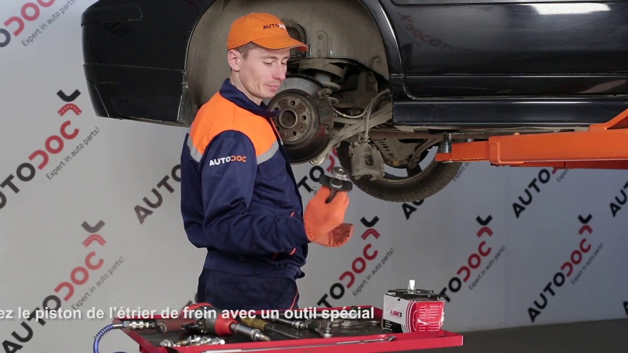 Comment remplacer des plaquettes de frein arrière sur une