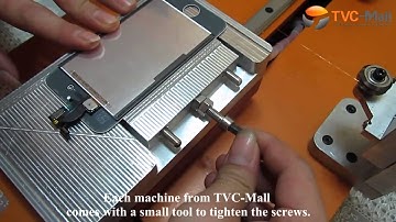 TVC-Mall: Separate iPhone Touch Screen LCD Panel Using Semi Automatic Separator Hot Plate Machine