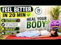 20 Min Gentle Stretch to Heal Your Body 💚 | End with Guided Savasana (Recovery Yoga)
