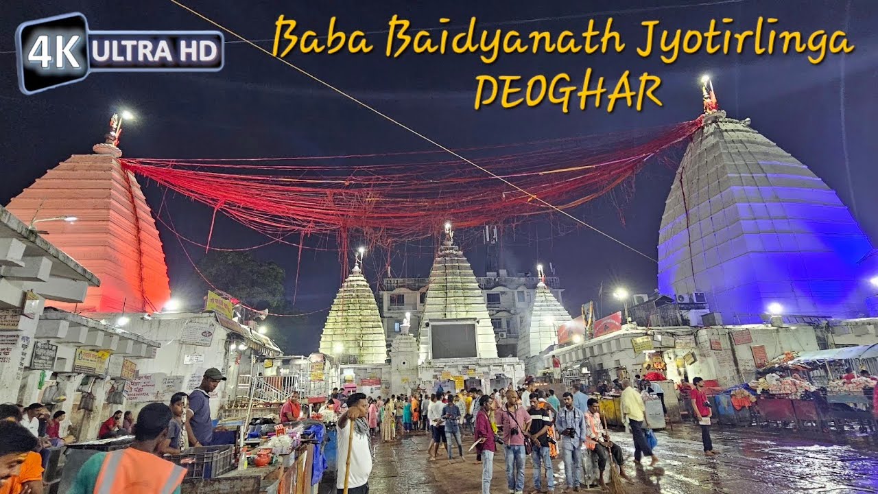Shree Baba Baidyanath Jyotirlinga visuals, Deoghar, Jharkhand #temple #ancient #history #temples 