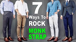 7 Ways To ROCK Double Monk Straps | Men’s Outfit Ideas