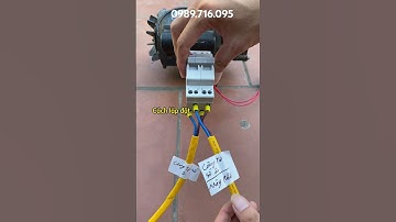 Cách lắp át chuyển đổi 2 nguồn điện. Các bác cần lh shop e nhé