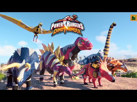 Power Rangers Dino Thunder Zords: Rampage, Battles and Skin Showcase