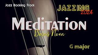 Original Backing Track Meditação (Meditation) ( G ) Bossa Nova Play Along Singer Sax Piano Trumpet