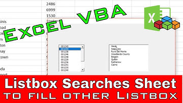 Listbox Selection To Fill Other Listbox From Sheet Entries