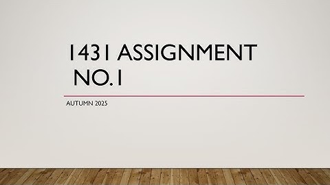 Code 1431 Solved Assignment | Assignment No.1 |  | Autumn 2025 |