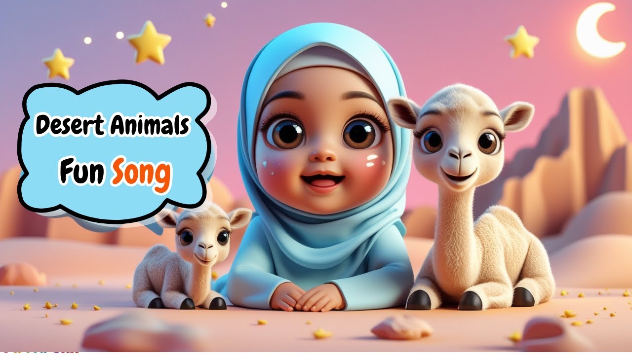 ✨Веселая песня о животных пустыни 🐪 | Песня для детей-мусульман | Песни Пиппапурр