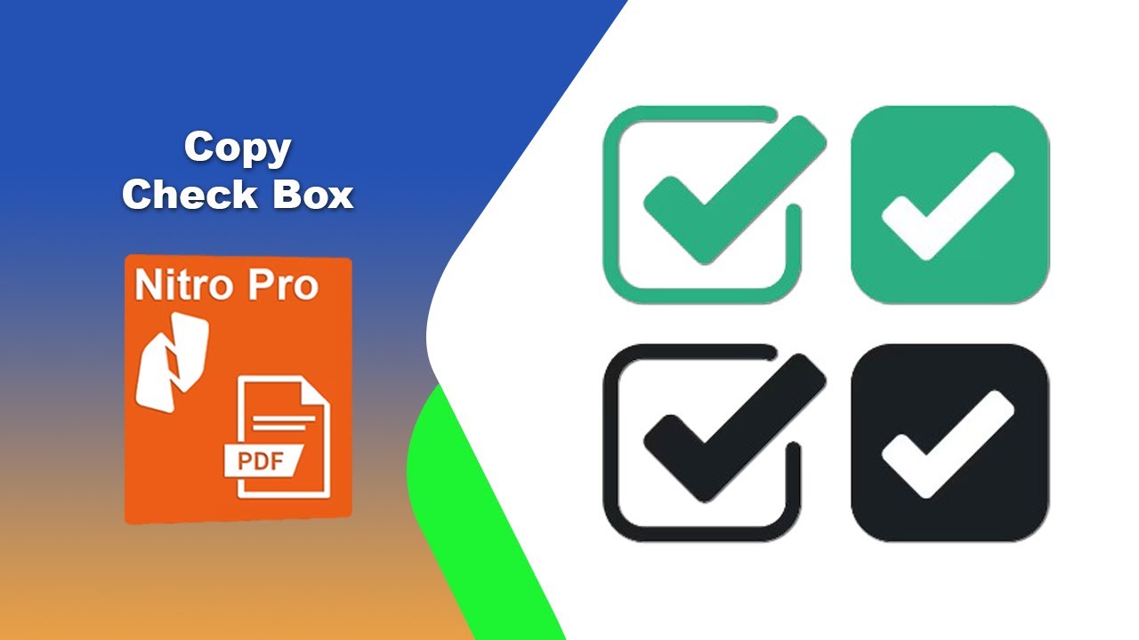 How to Duplicate Interactive Checkboxes in a Fillable PDF in Nitro Pro ...
