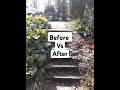 Davor und danach #beforeandafter #beforeafter #treppe #gartenideen #galabau #handwerk #CapCut