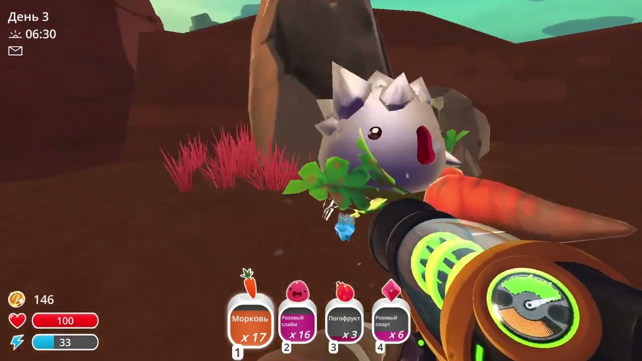 Slime Rancher 2022 слаймы ферма изучение мира с другом.Часть 1.