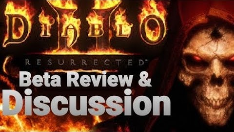 #Diablo2Resurrected #D2R Diablo 2 Resurrected beta review and discussion with KingJmo94