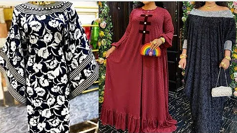 Exquisite and magnificent African fashion styles of boubou/kaftan/abaya styles for pretty ledies😍💚