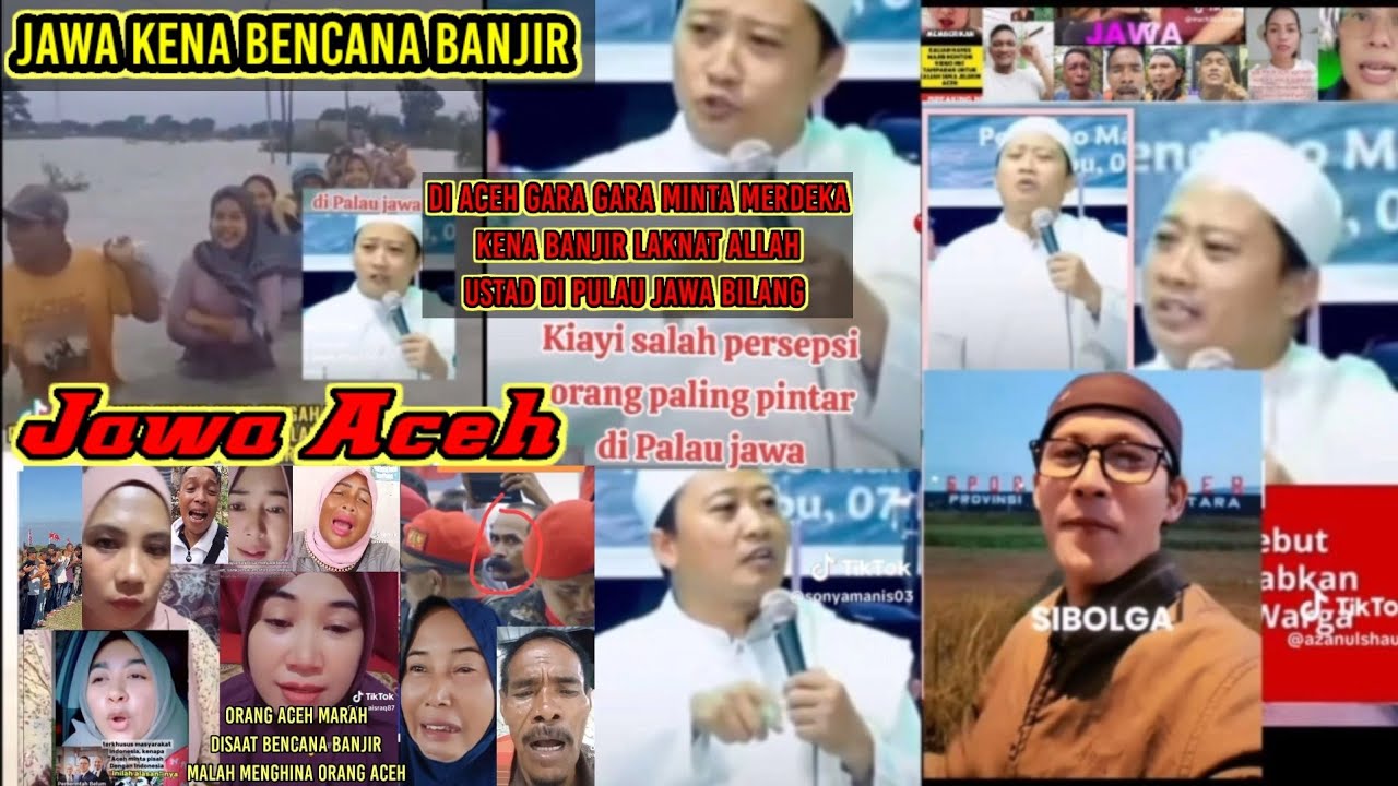 Mengejutkan ustad pulau Jawa bicara orang aceh kena bencana laknat allah gara gara minta merdeka 
