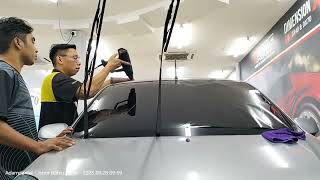 JOM belajar hot tinted untuk cermin depan kereta