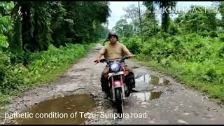 A journey with pathetic condition of Tezu- Sunpura road,