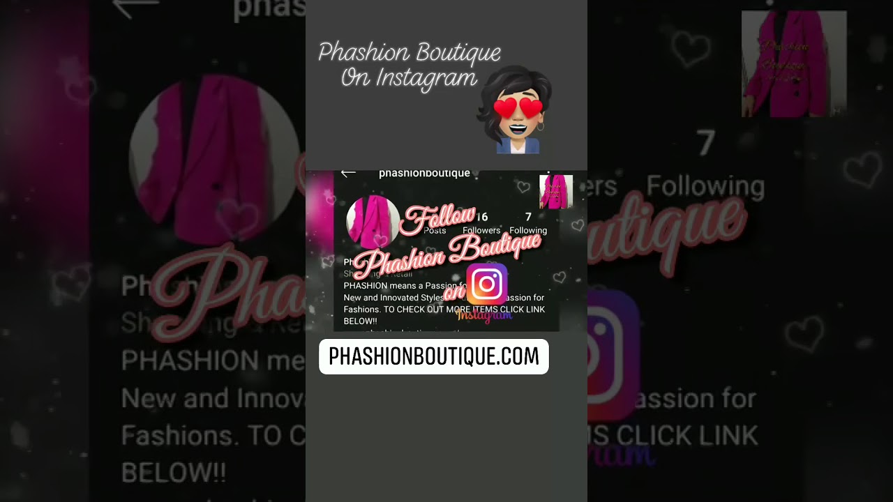 PHASHION BOUTIQUE @instagram♥️ ❤️FOLLOW📲🌸Us🤗🤗🤗.