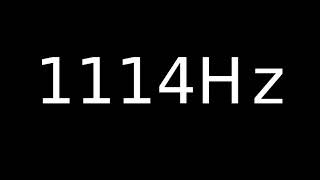 Speaker Sound Test 1114Hz