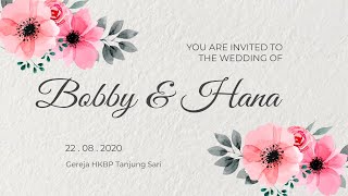 LIVE ACARA PERNIKAHAN BOBBY LUMBAN GAOL & HANA PANJAITAN