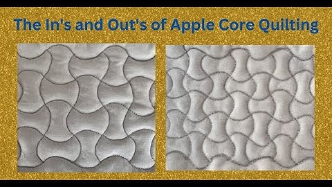 Apple Core Grid Quilting