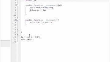 POO PHP - CLASS - METHODES MAGIQUES- Apprendre PHP avec Professeur-PHP.com
