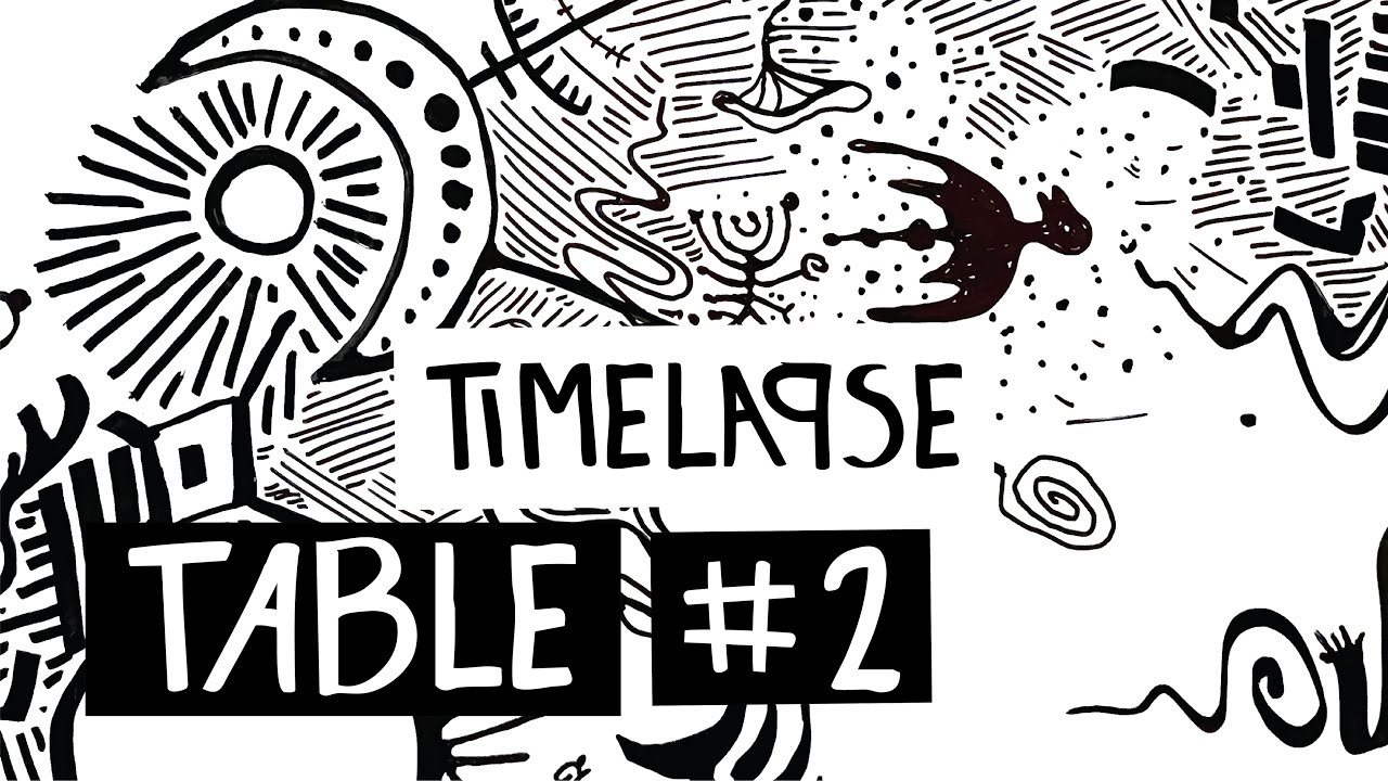 Slavic Table #2 | A Quiet Beginning – Calm Hand Drawing with Music (timelapse)