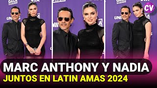 Marc Anthony y Nadia Ferreira JUNTOS en los Latin AMAs 2024