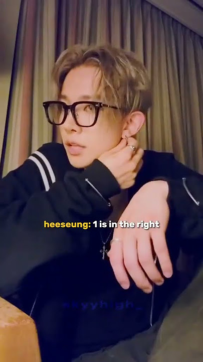 the way he speaks in english and explains about hi piercings #heeseung #enhypen #leeheeseung #fypp