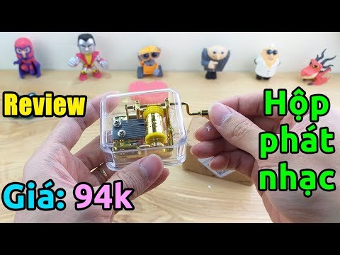 Video Trên tay HỘP PHÁT NHẠC quay tay độc và lạ nghe hay - youtube