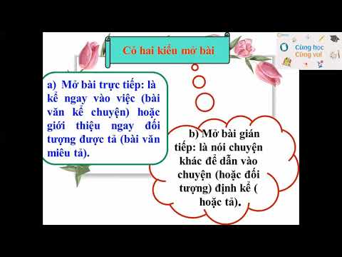 Tuần 8 - TLV 5 - Luyện tập tả cảnh (Dựng đoạn MB, KB)